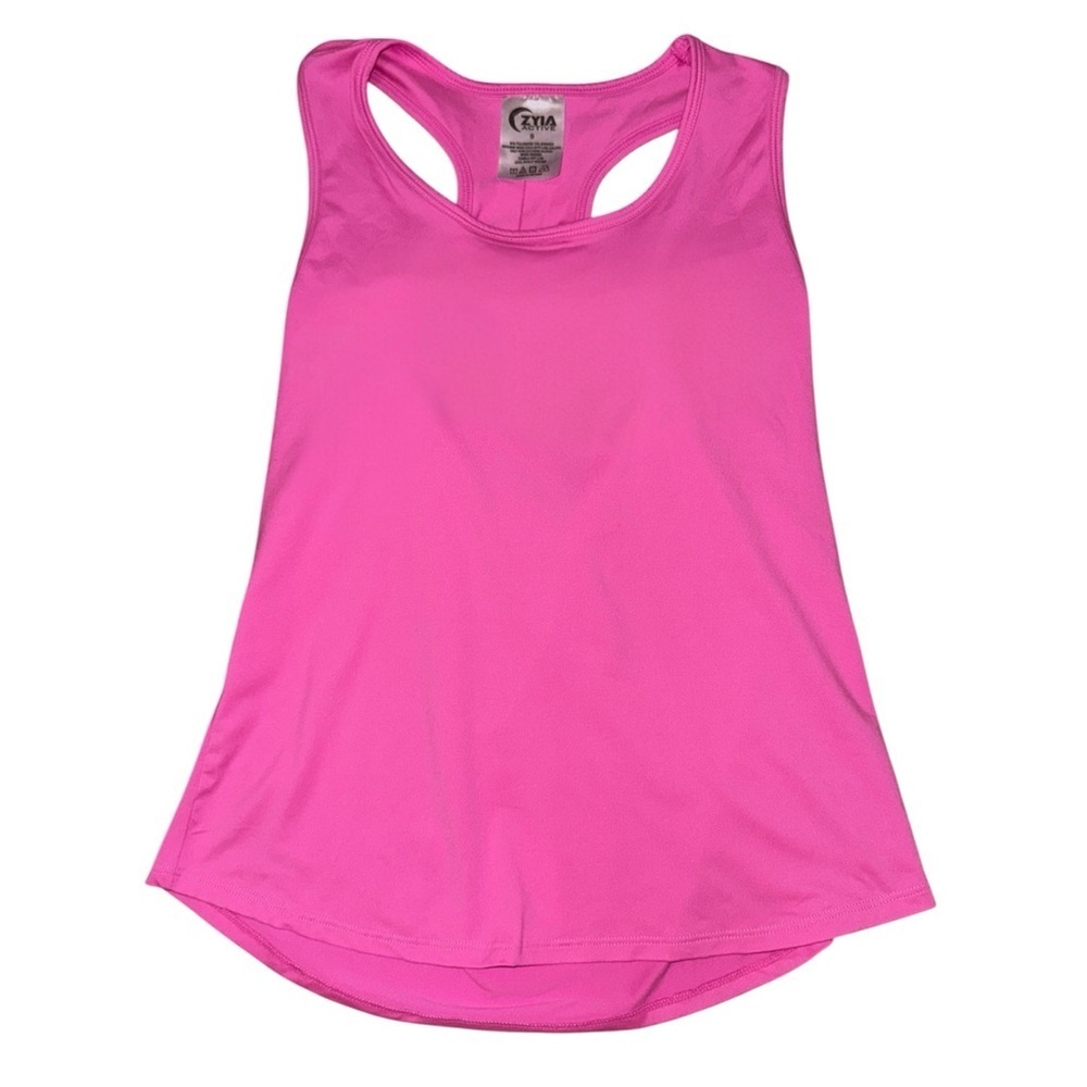 Zyia Active light pink racerback athletic tank top women’s size small
